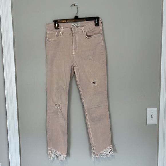 Free People We the Free Great Heights Pink Frayed Skinn | Size W 29 | light pink - Picture 2 of 4